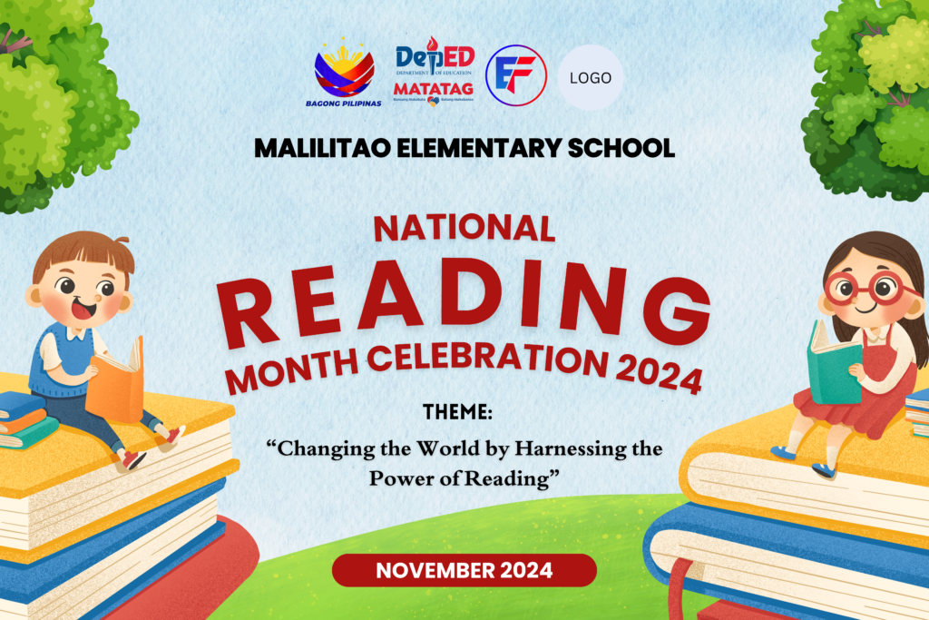 National Reading Month Tarpaulin Layout Educators Files