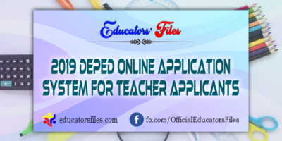 2019 DEPED Online Application System for Teacher Applicants