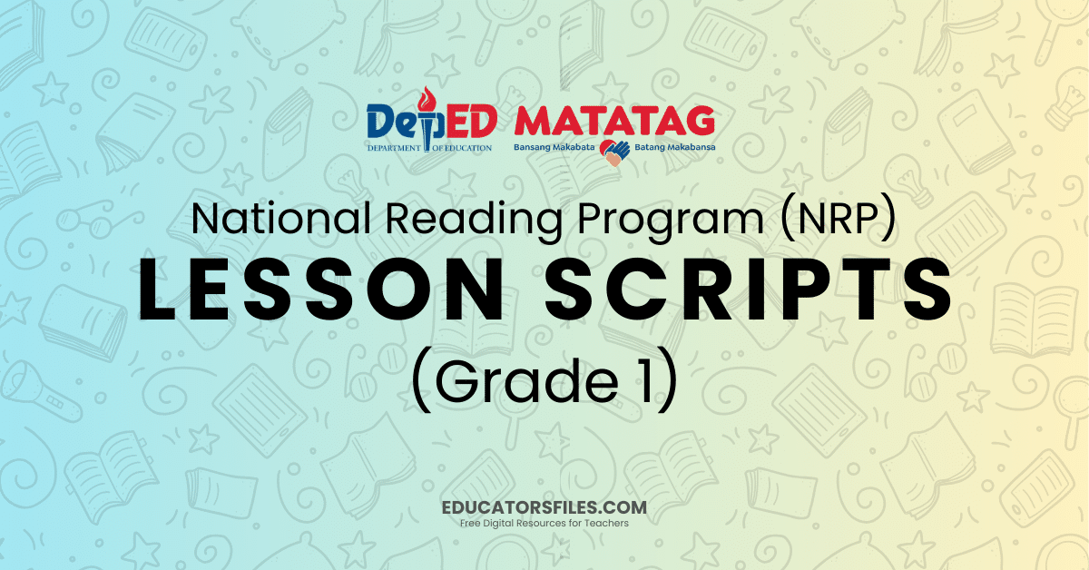 NRP Lesson Scripts for Grade 1 ยป Educators' Files