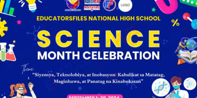 Science Month Tarpaulin