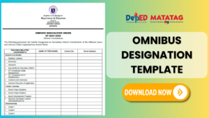 Omnibus Designation Template